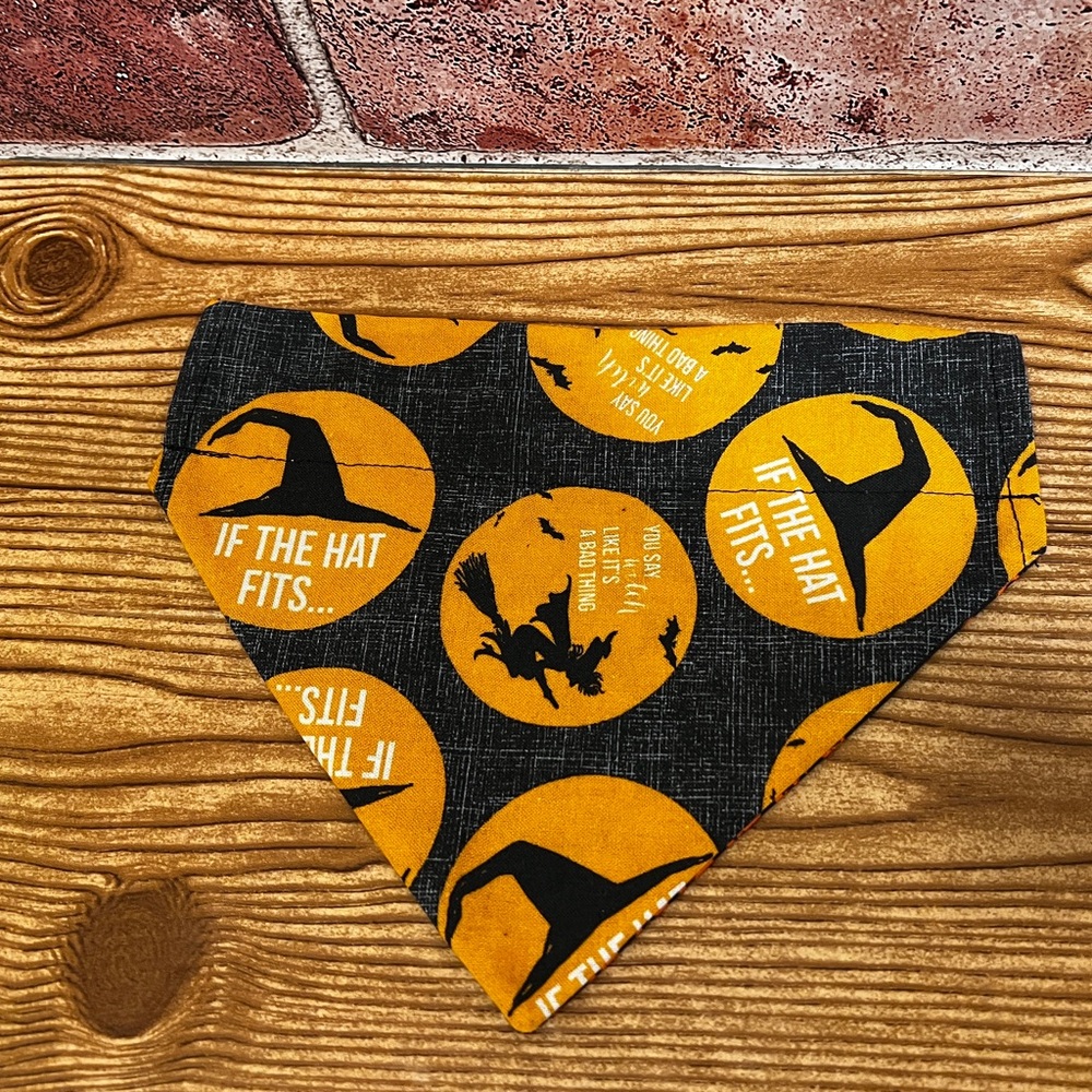 Dog Bandana Reversible New Halloween